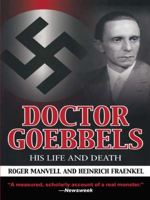 cover image of Doctor Goebbels